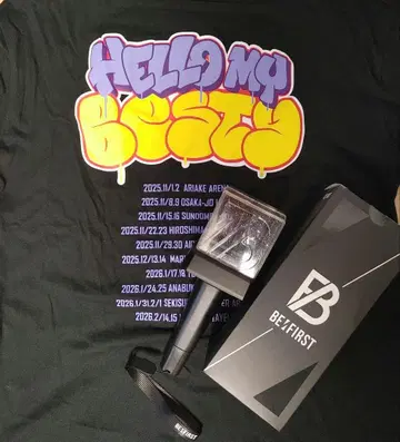 BE:FIRST 티셔츠 M & 라이트 세트