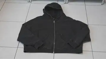 entire studio 블랙 풀 집업 후드티