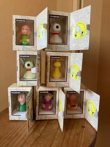 스누피 뮤지엄 PEANUTS 손가락 인형 7개 시크릿 포함