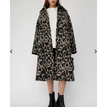moussy 레오파드 코트