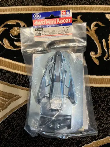 미니 사륜구동 네오 팔콘 폴리카 바디 블루 도금 미사용품 레어