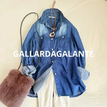 개럴개런트 데님 블루 던가리 셔츠 긴팔 겉옷