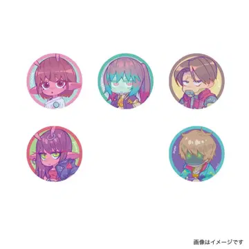 밀키 서브웨이 빌레반 미니 캐릭터 캔뱃지 5종 세트