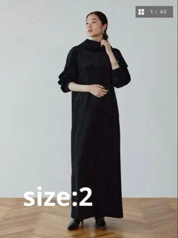 크루레 벨벳 후드 원피스