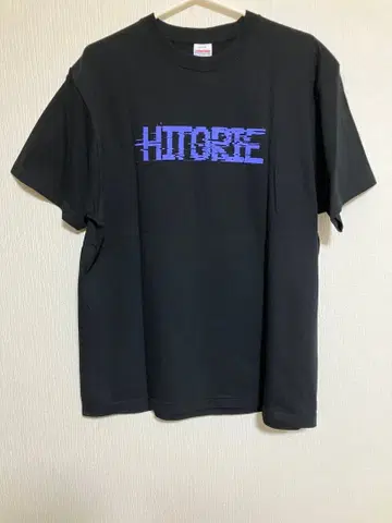히토리 에 10-NEN-SAI FINALE 티셔츠 블랙 L