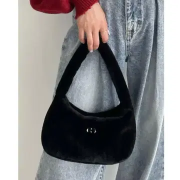 EMODA 에모다 인조 모피 핸들 백 미사용 새상품