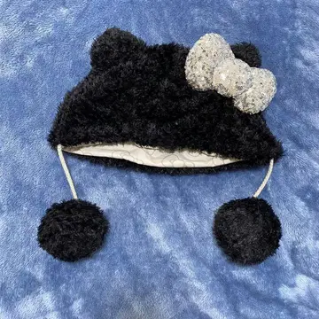 USJ 유니버셜 키티 팬캡 헬로키티 블랙