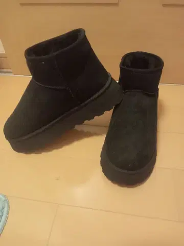 블랙 통굽 어그 부츠 LL 사이즈