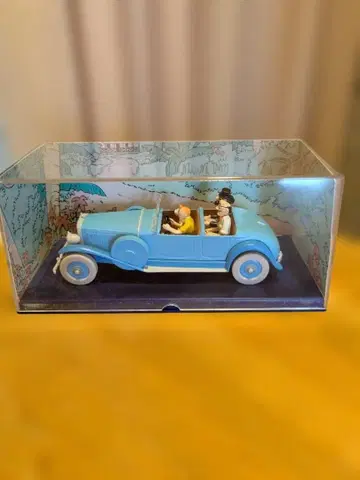 땡땡의 모험 플라스틱 케이스 포함 미니카