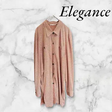 엘레강스 롱 블라우스 튜닉 원피스 올 패턴 스트레치 소재