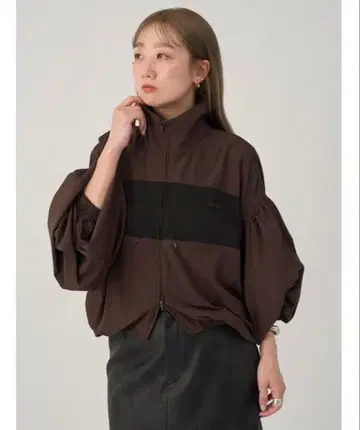 emmi 나일론 더블 지퍼 블루종