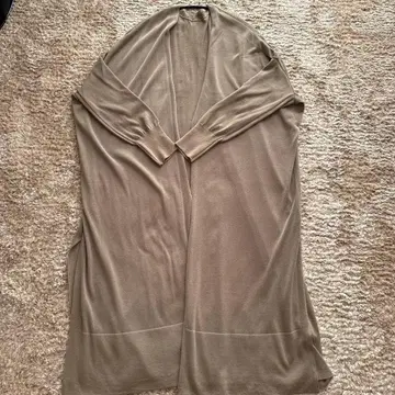 두지엠 클라세 베이지 카키 롱 가디건 긴팔