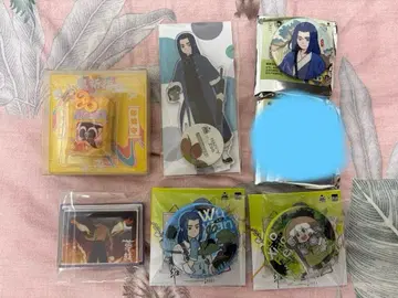 라오소흑전기 굿즈 묶음 판매 6점 아크릴 스탠드 캔뱃지 무겐 샤오헤이