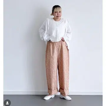 TARO [ flower pants ] 미니 꽃무늬 이지 팬츠