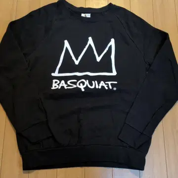 JEAN-MICHEL BASQUIAT 블랙 트레이닝복 L