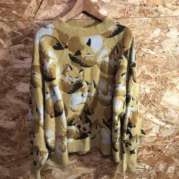 [ 2428번 ] graniph 니트 스웨터 여우 레이디 M