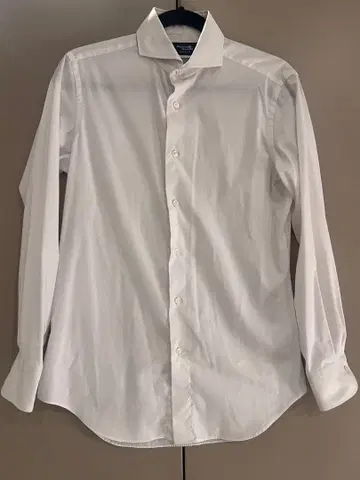 가마쿠라 셔츠 이지케어 슬림핏 화이트 무지 커터셔츠