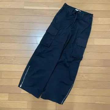 ADRER 블랙 카고 팬츠 S