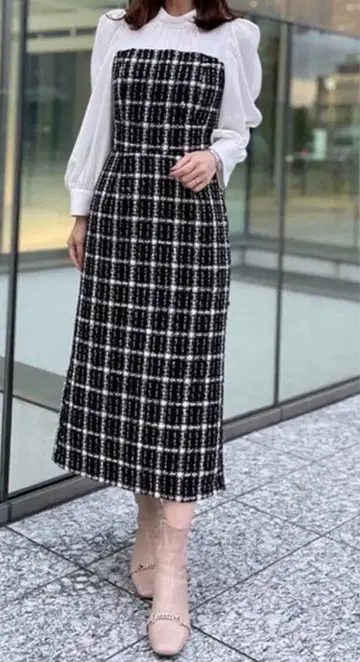 31 Sons de mode 이소재 베어 도킹 원피스 트란테안