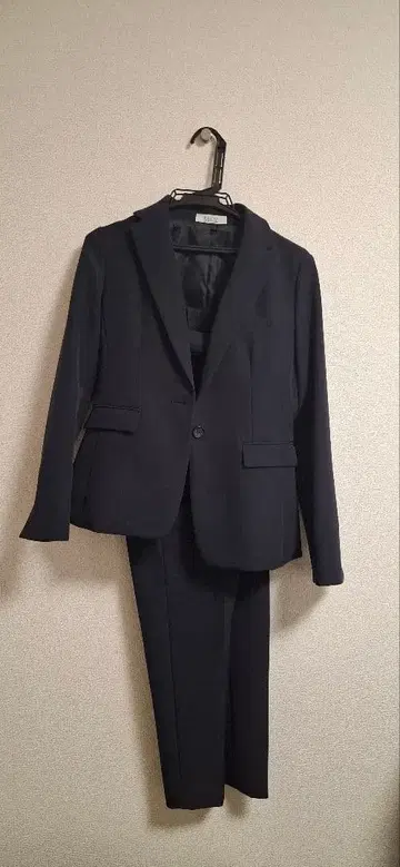 ELENA 다크 네이비 비즈니스 정장 수트 셋업 상하의