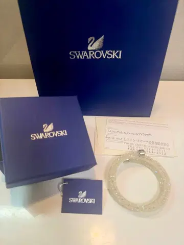 Swarovski 클리어 비즈 팔찌