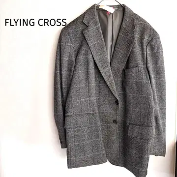 플라잉 크로스 글렌체크 테일러드 자켓