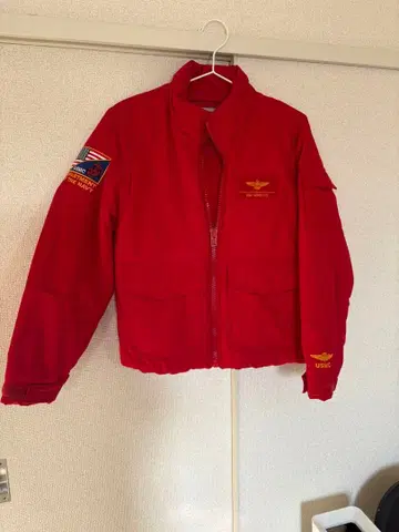 AVIREX Belle USMC 레드 자켓 M