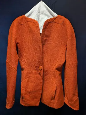 Thierry Mugler 노카라 디자인 자켓 80s90s