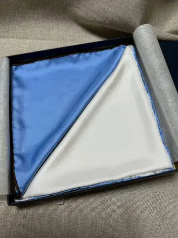 Ermenegildo Zegna 제냐 포켓 치프 2장 세트 박스 포함