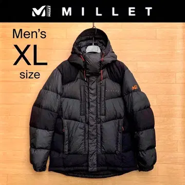 XL 밀레 다운 자켓 다운 후드티 MILLET 블랙 다운