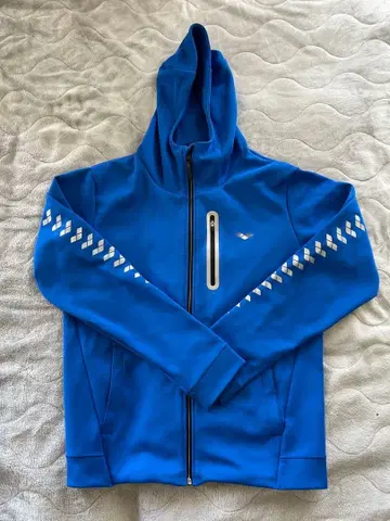 arena 블루 풀 집업 후드티 L 사이즈