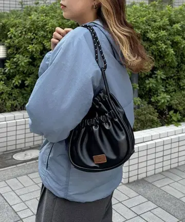 CPCM FUKAs 기획 PU 파라코드 개더 미니 숄더백