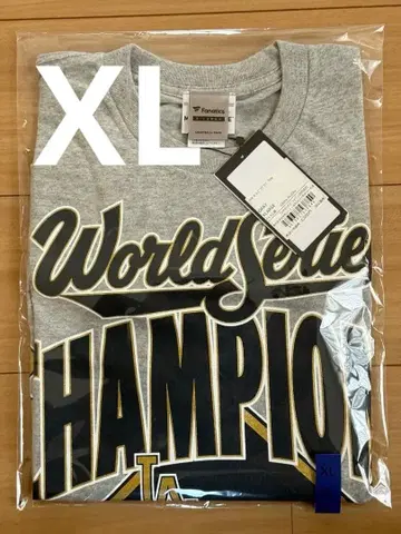 다저스 2025 월드 시리즈 우승 빅 로고 T셔츠 XL
