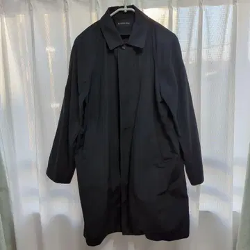 GLOBAL WORK 네이비 스텐카라 코트