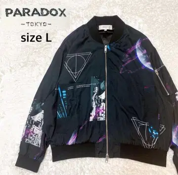 PARADOX 블루종 MA-1 사이버 Falilv H ] FRACTAL