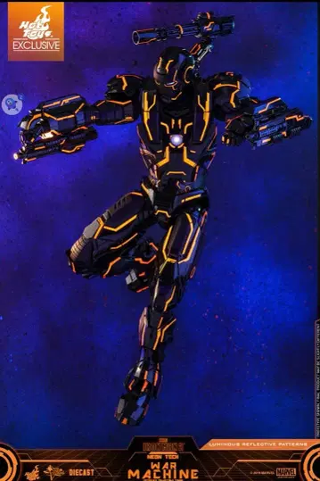 무비 마스터피스 아이언맨 핫토이즈 네온테크 워 머신