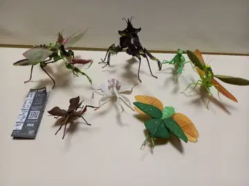 BANDAI 생물대도감 사마귀 세트 어드밴스 포함 중고