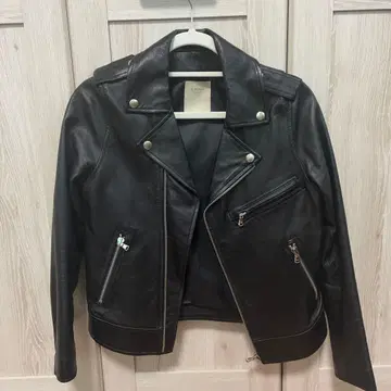 가격 인하 [ BEAMS ] 빔즈 블랙 가죽 더블 라이더 자켓