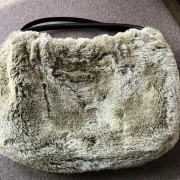 미사용 복슬복슬 퍼 백