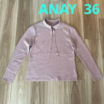 아나이 스웨터 36 핑크 반짝반짝