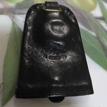 IL BISONTE 천연 가죽 키케이스 블랙