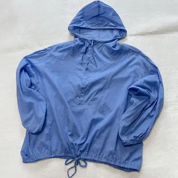 미즈이로 인드 mizuiroind 후디드 셔츠 블루 파랑 코튼 후드티