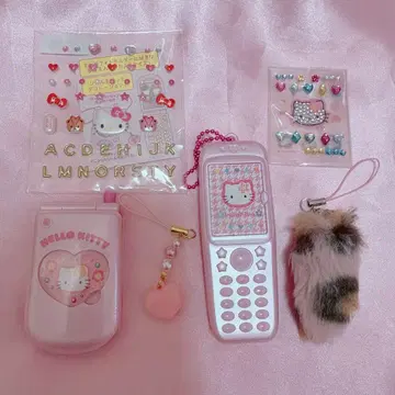 고르고 고르는 산리오 키티 사진 키링