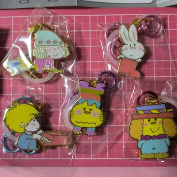 미즈모리 아도짱 메탈 참 마커 전 5종 세트