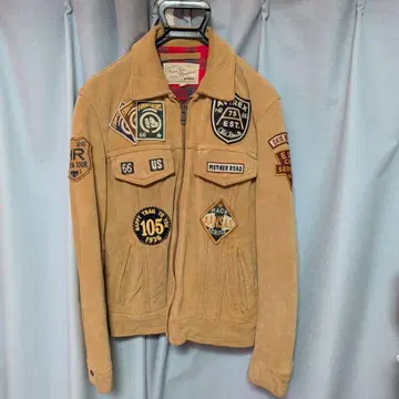 AVIREX 스웨이드 자켓 XL 베이지