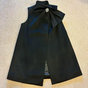 FOXEY 폭시 캐시미어 베스트 브로치 포함