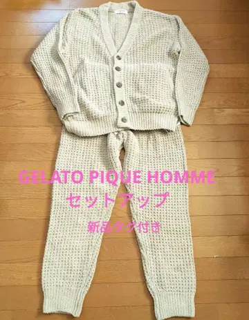 GELATO PIQUE HOMME 새상품 아오모리 히바유 릴랙스 셋업