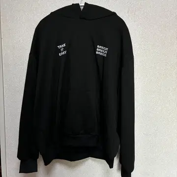 미사용 새상품 시마무라 NON 자수 후드티 L