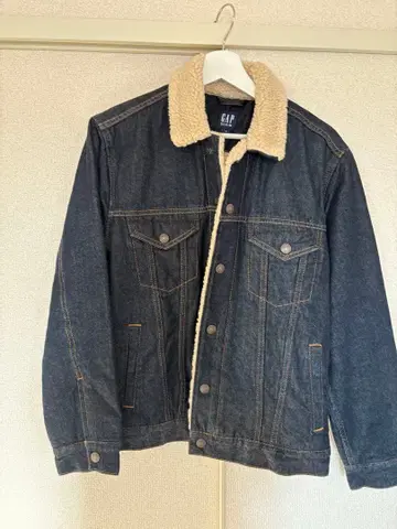 GAP 보아 옷깃 다크 데님 자켓 XS