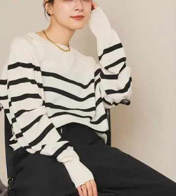 spick&span 워셔블 래글런 슬리브 풀오버